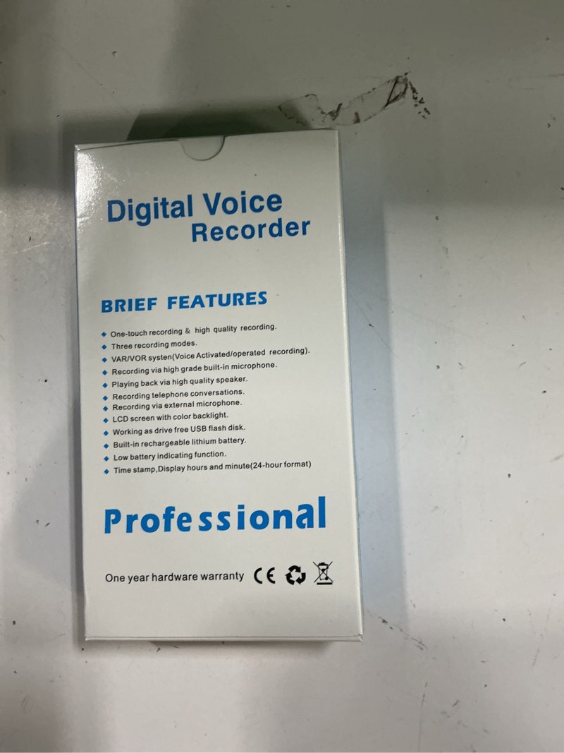 Condition photo showing New/Like New for 136gb digital voice recorder - xelarvex voice activated recorder ai-intelligent noise reduction, 4800 hours recording device, audio recorder for lectures/meetings/interviews