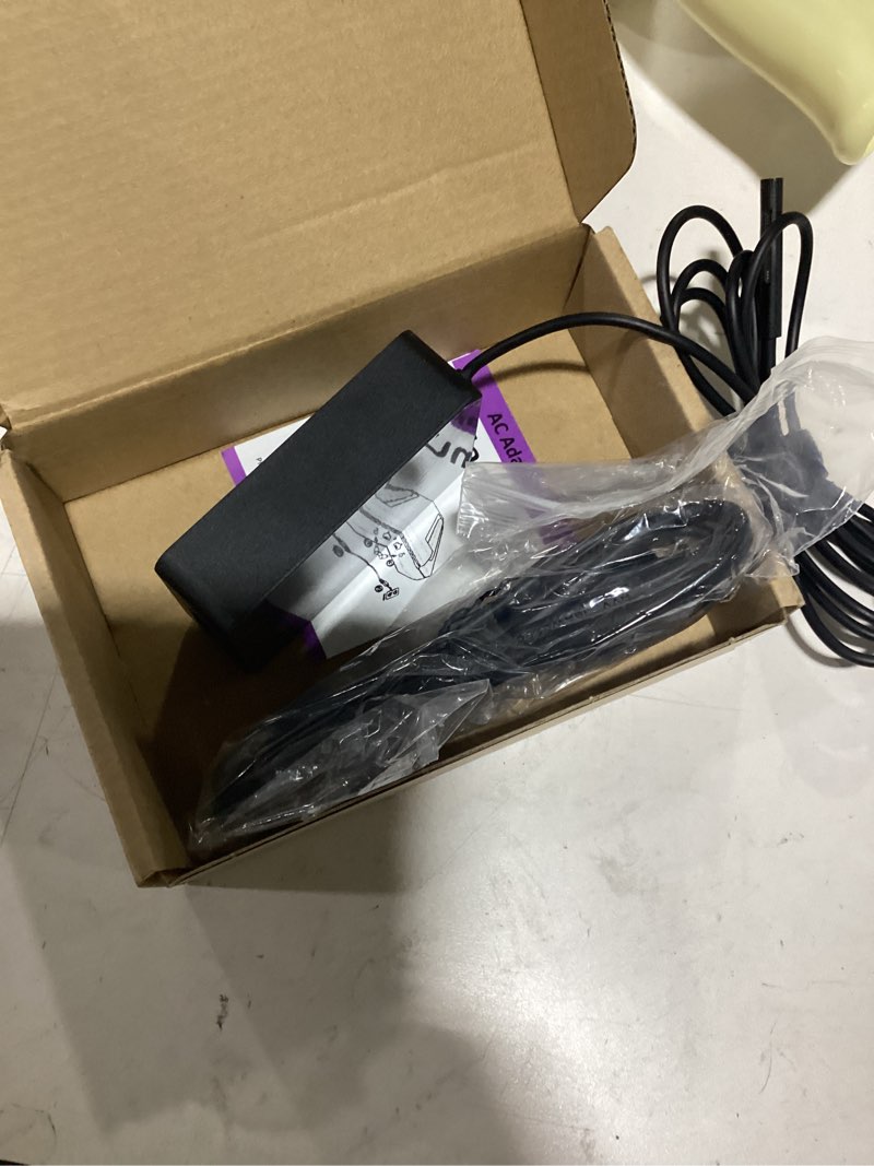 Condition photo showing New/Like New for 65W Surface Pro Charger Compatible with Microsoft Surface Pro 11,10, 9, 8, 7+, 6, 5, 4, 3, X, Windows Surface Laptop 6, 5, 4, 3, 2, 1, Surface Go Tablet, Surface Book 3, 2, 1, 44W, 36W