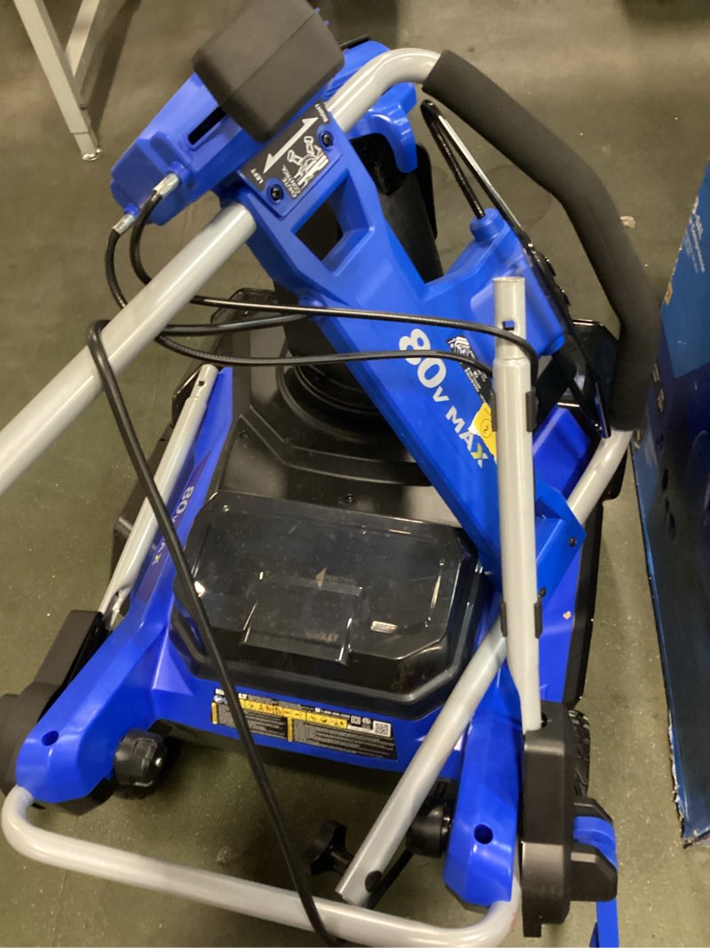 Condition photo showing As Is for Kobalt 80-volt 22-in Single-stage Push Battery Snow Blower (Battery Not Included) (Charger Not Included)