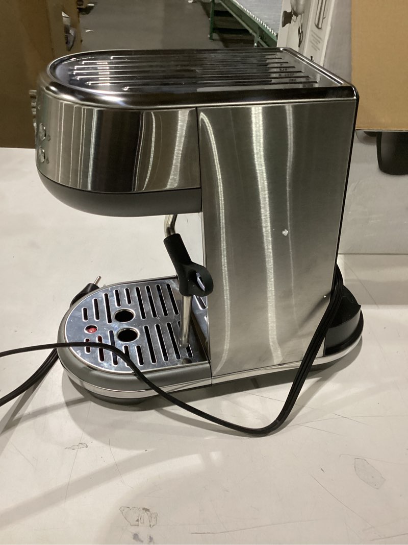 Condition photo showing As Is for Incomplete missing water tank Breville Bambino Espresso Machine BES450BSS, Brushed Stainless Steel