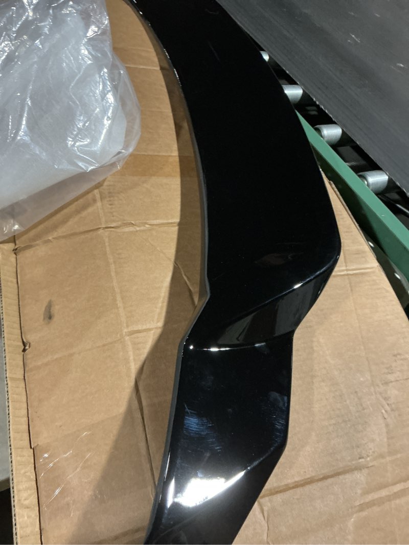 Condition photo showing As Is for kia k5 duckbill spoiler (2025-2026) | easy installation using 3m tape
