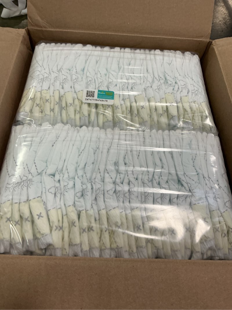 Condition photo showing New/Like New for Pampers Swaddlers Diapers Size 1  198 Count (Select for More Options)