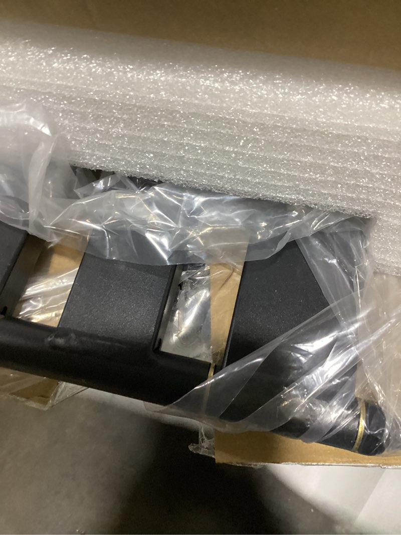 Condition photo showing As Is for forging mount long arm tv mount,dual articulating arm full motion tv wall mount bracket with 43 inch extension,fits 42-90 inch flat/curve tvs, holds up to 132 lbs,vesa600x400mm