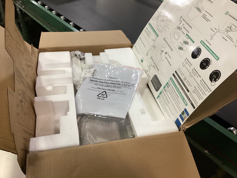 Condition photo showing New/Like New for Tadashi Bidet Toilet Seat Elongated, Heated Toilet Seat, Instant Warm Water & Dryer, Feminine & Rear Wash, Self-Clean Nozzle, Slow Close Lid, Child/ECO/Silent Mode Smart luxury style