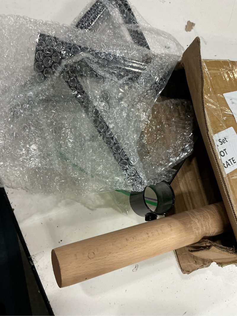 Condition photo showing As Is for leyndo 54” gymnastics pirouette bar wood parallettes bars set handstand bars trainer gymnastics floor bar push up bars for gymnast handstands floor training gymnast gifts