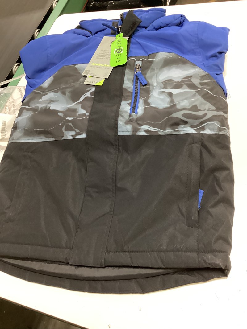 Condition photo showing New/Like New for free country boys snow jacket m 7/8