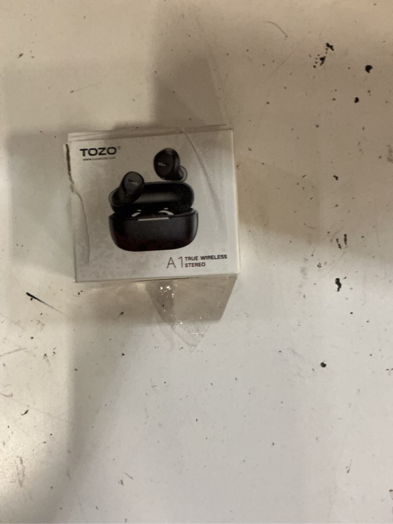 Condition photo showing New/Like New for tozo a1 wireless earbuds bluetooth 5.3 light weight in ear ipx5 waterproof headphones 2 mic for ai calls, immersive premium sound bass headset with charging case, 32 presets eq customization via app light khaki small classic