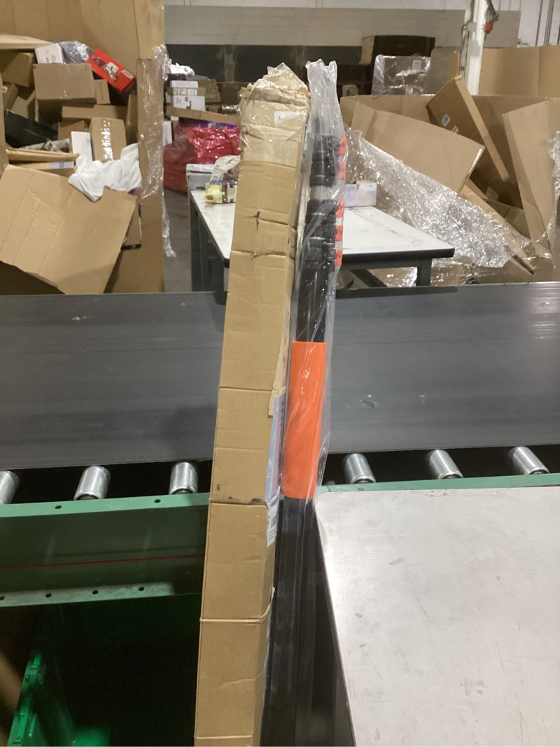 Condition photo showing New/Like New for 30ft telescoping window squeegee kit | 2-in-1 professional window washer & microfiber scrubber with extension pole | high reach cleaning tool for outdoor, indoor windows & glass orange 24ft