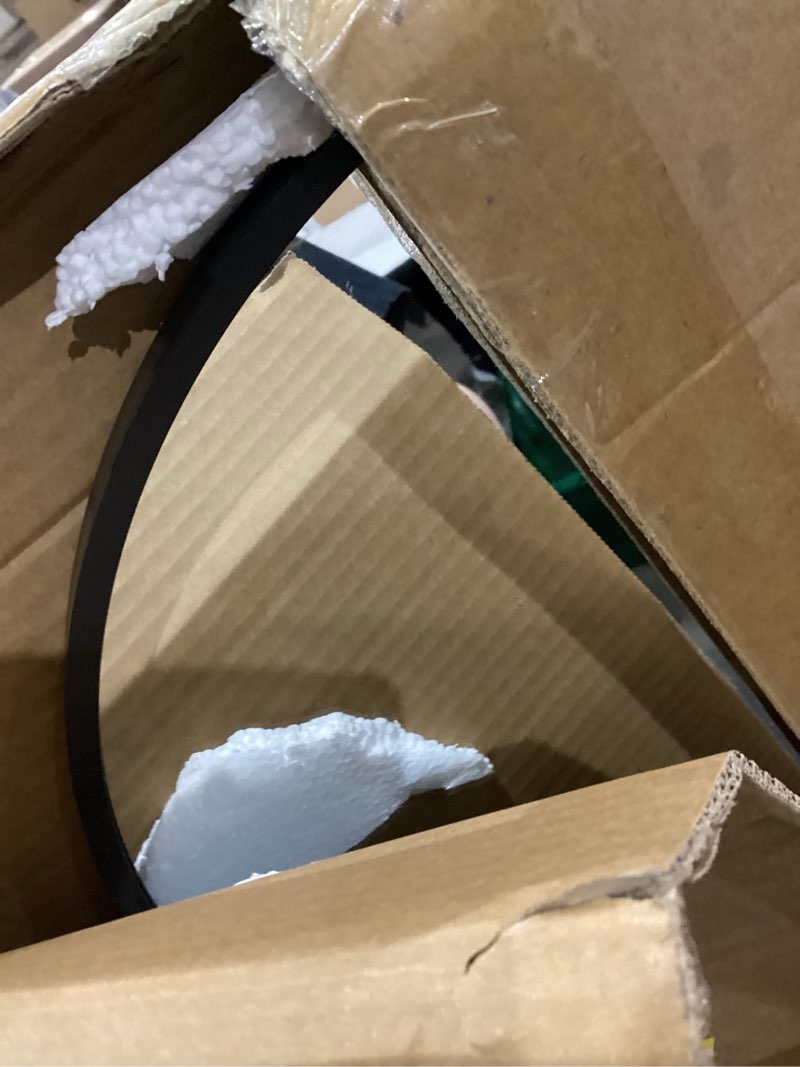 Condition photo showing New/Like New for black arched mirrior 