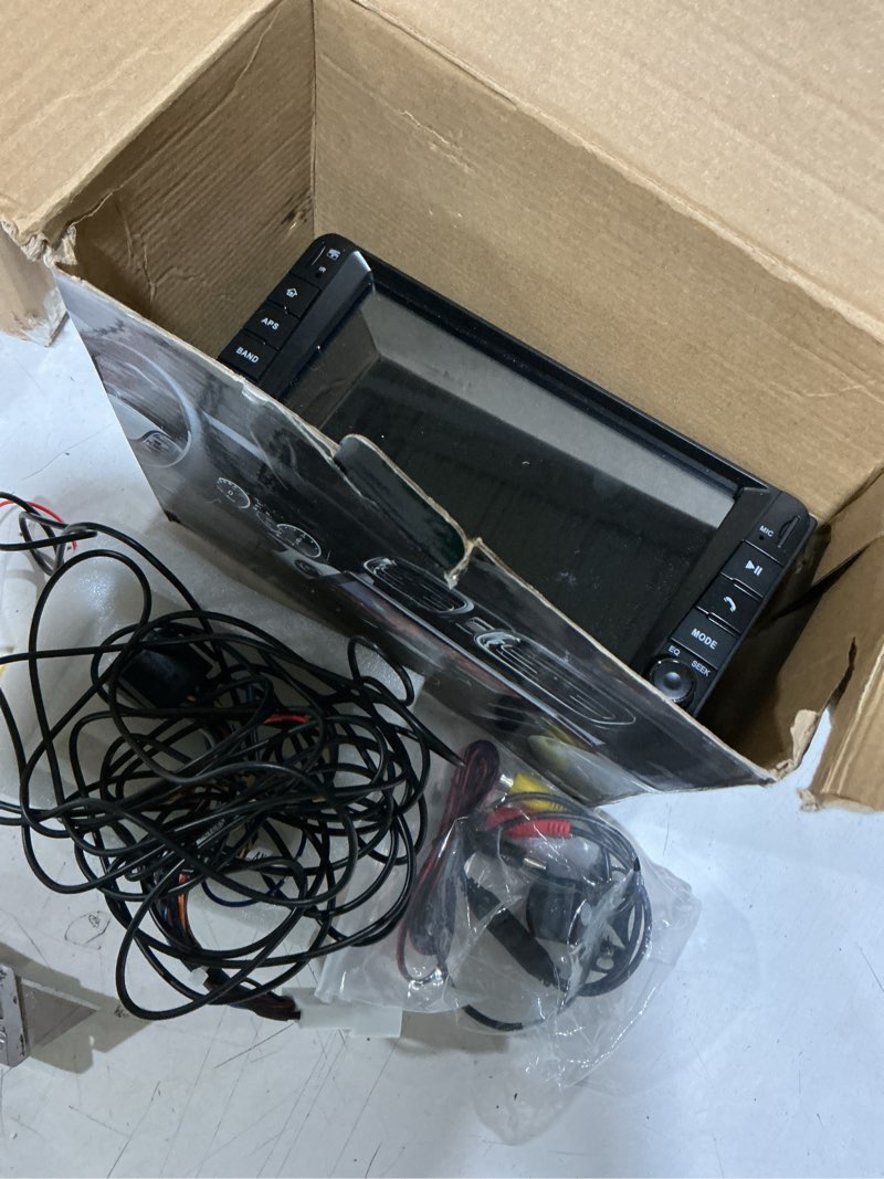 Condition photo showing As Is for plug and play car stereo radio for subaru forester 2009-2015/subaru impreza 2008-2014/subaru wrx 2008-2015/subaru wrx sti 2008-2015/subaru xv crosstrek 2012-2015 support carplay/android auto/bt/am/fm