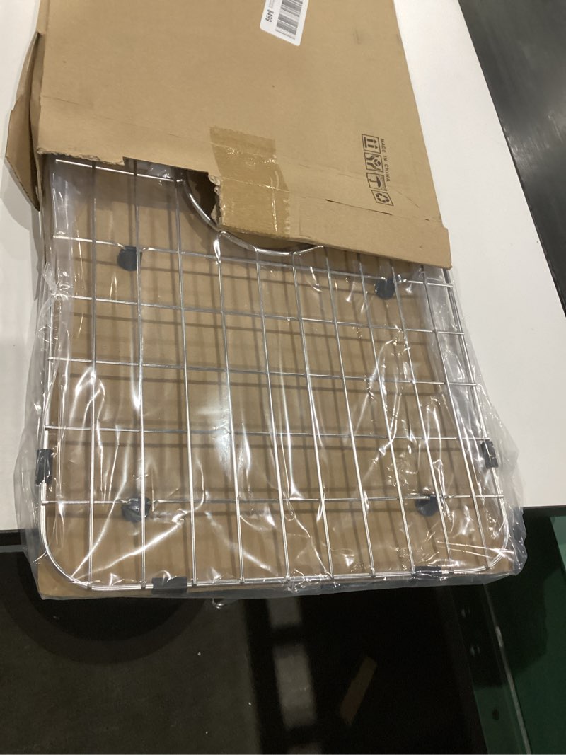 Condition photo showing Good Condition for Serene Valley Sink Bottom Grid 24-1/8" x 12-5/8", Centered Drain with Corner Radius 1-1/2", Sink Protector NLW2412C