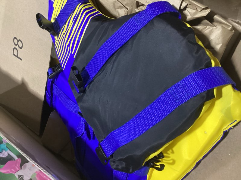 Condition photo showing Good Condition for stohlquist fit adult life jacket, us coast guard approved type iii life vest, pfd for men and women, easily adjustable, lightweight and high buoyancy - universal fit (30-52" chest) blue