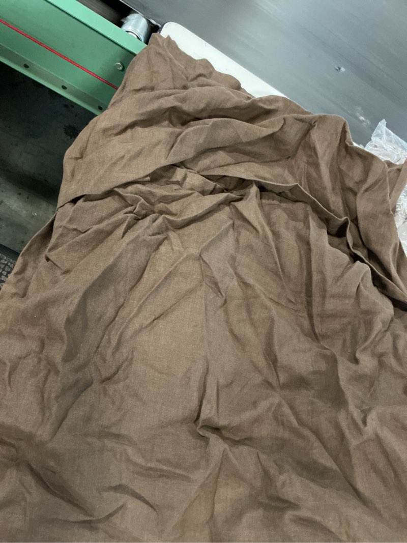 Condition photo showing As Is for quince european linen euro sham, euro, espresso 1 piece