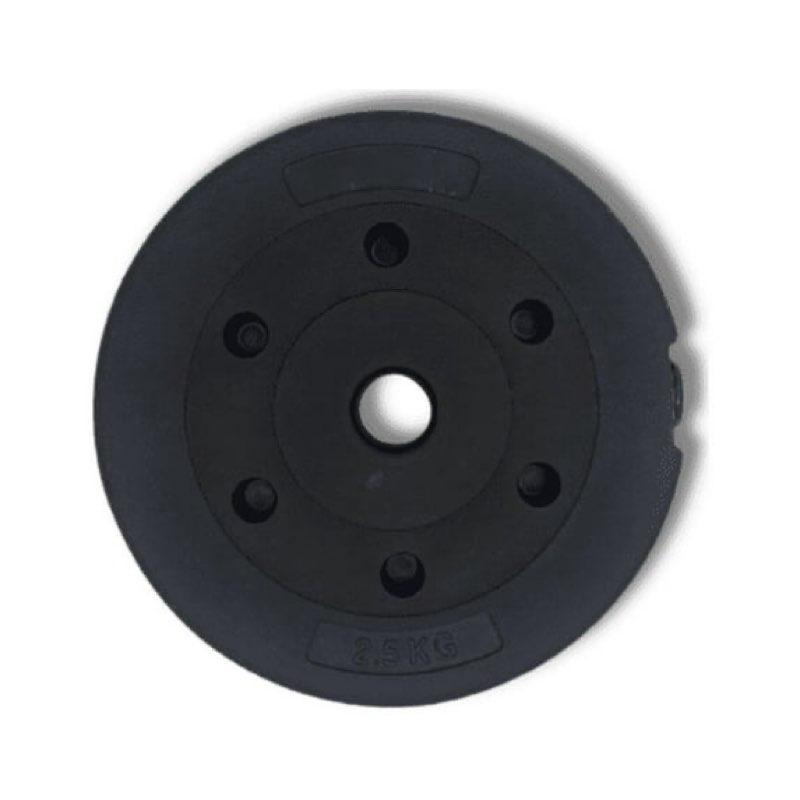 Plastic 2.5kg weight plate 4pc 