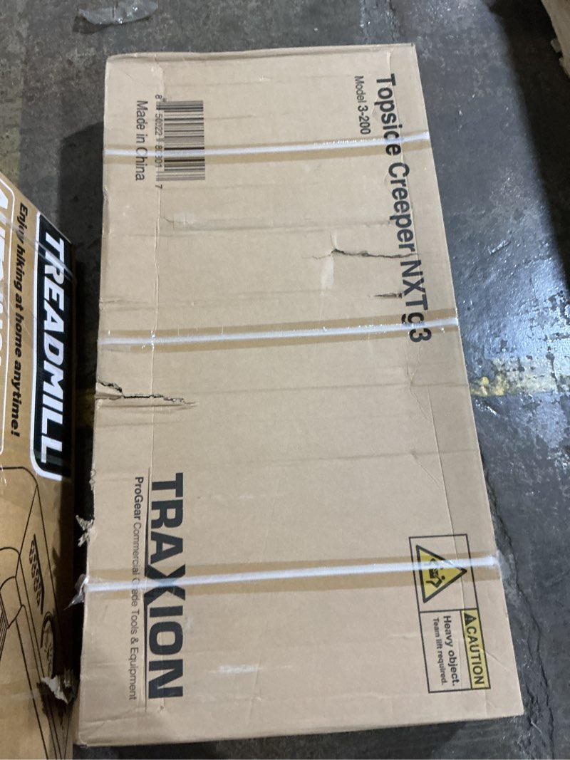 Condition photo showing New/Like New for Traxion 3-200 NXT Foldable Topside Automotive Engine Creeper, Black Creeper 3-200 NXT