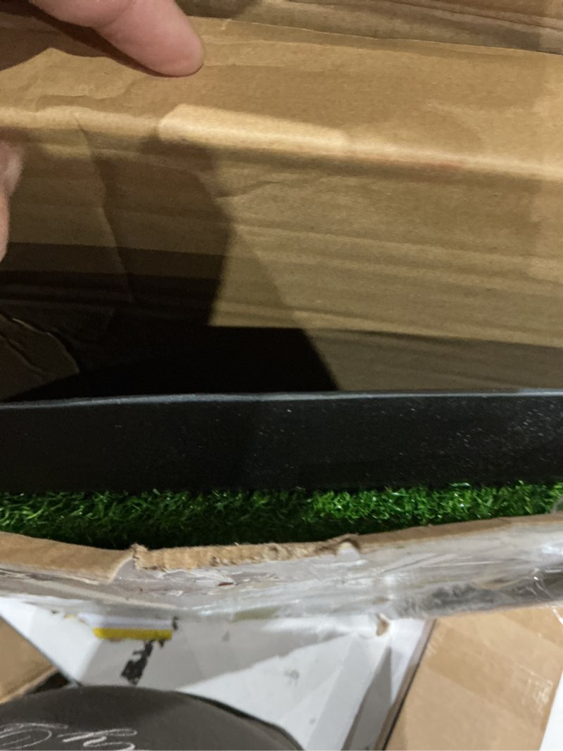 Condition photo showing As Is for sklz home golf driving range kit , golf balls, launch pad, and tees