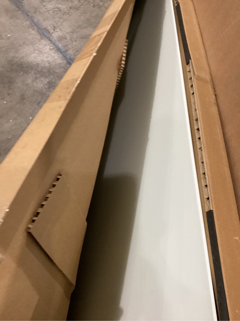 Condition photo showing Good Condition for magnetic glass whiteboard - glass dry erase board 48"x36" large frameless board for walls office school and home 48" x 36" white