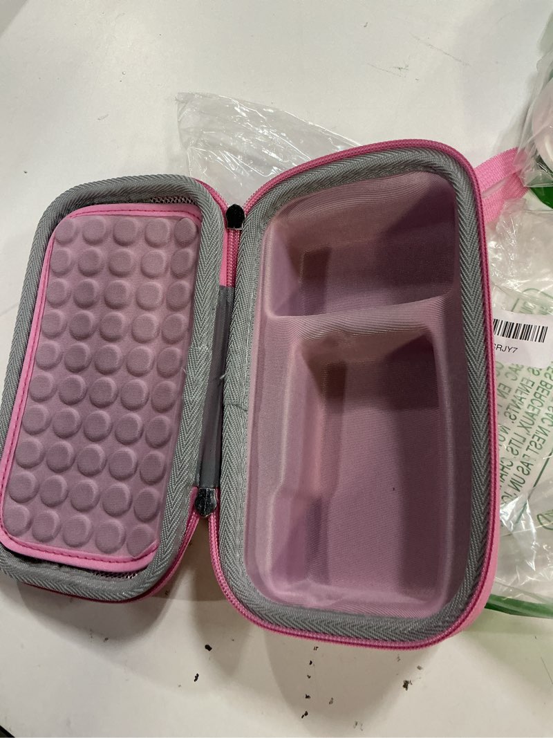 Condition photo showing Good Condition for camera bag carrying case compatible with canon g7x mark iii/ g7x mark ii digital camera, hard bag suitable for travel and home storage (pink)