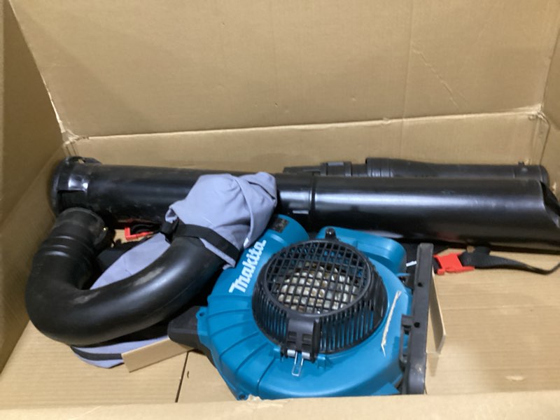 Condition photo showing As Is for Makita XBU04ZV 36V (18V X2) LXT® Brushless Blower with Vacuum Attachment Kit, Tool Only Blower & Vaccum Kit, Tool Only