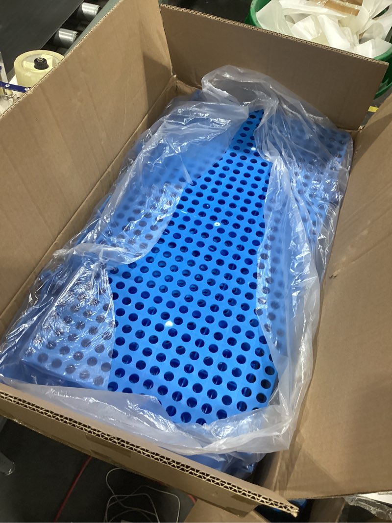 Condition photo showing Good Condition for 6 Pack Lightweight Plastic Storage Pallets, 23.6x11.8x1.18 Inch, Black