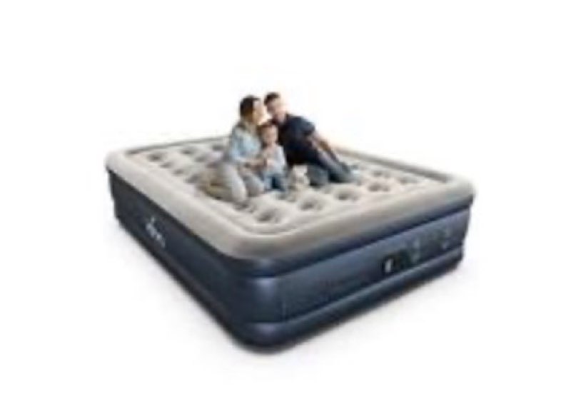 iDOO Queen Air Mattress with Built in Pump, 18 Raised Comfort Inflatable Blow up Mattress, Upgraded 