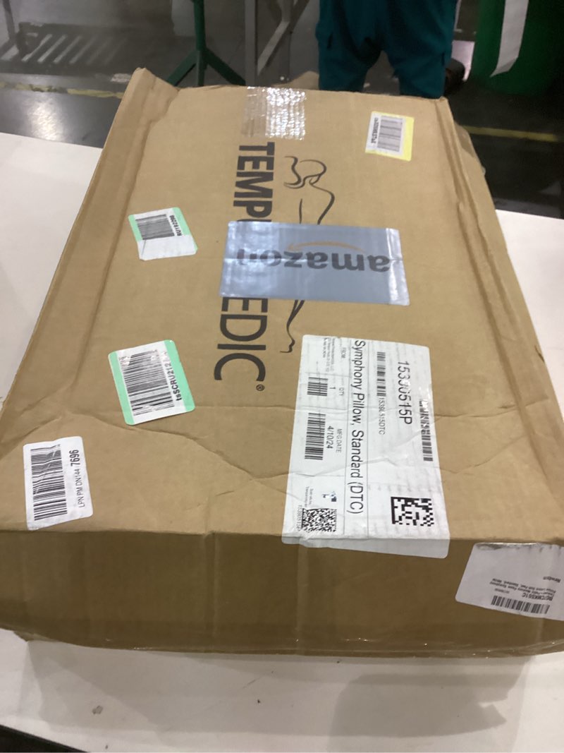 Condition photo showing New/Like New for tempur-pedic memory foam symphony pillow luxury soft feel, standard, white