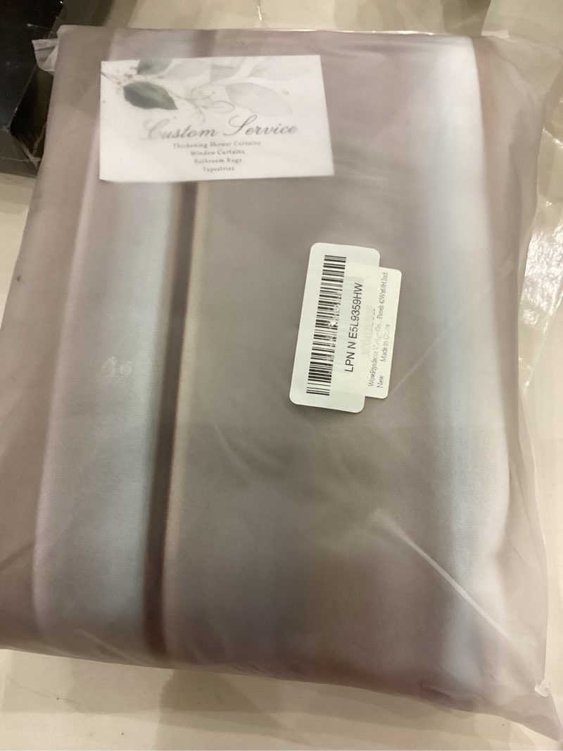 Condition photo showing New/Like New for Riyidecor White Gold Golden Vintage Curtains ?no Tassel? Luxury Women Girls Modern Simple Rod Pocket Floral Bridal Shower Bedroom Living Room Treatment Fabric 2 Panels 42Wx63H Inch