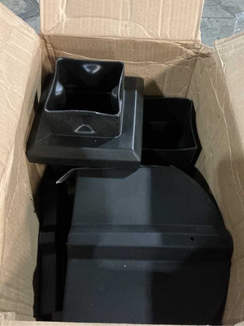 Condition photo showing As Is for step2 mailmaster hudson mailbox, magnetic door, large newspaper holder, heavy-duty, weather resistant, post mounting hardware kit included, black black mailbox