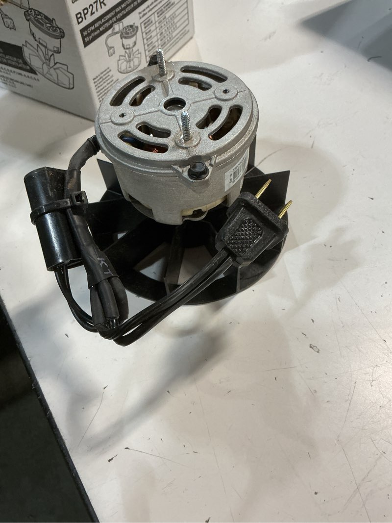 Condition photo showing Good Condition for broan-nutone 50 cfm fan motor & blower wheel