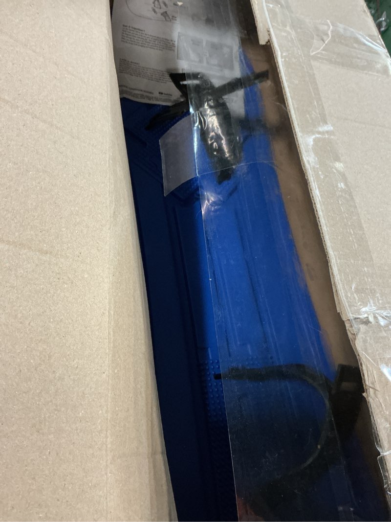 Condition photo showing Good Condition for The Original Geospace Sledsterz Kids Beginner Snowboard for Winter Fun on Snow, with Adjustable Step-in Bindings; for Kids Between 4 to 12 Years Old Blue