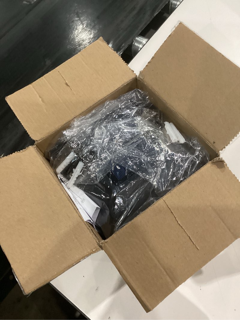 Condition photo showing New/Like New for Fence Post Solar Lights, Crackle Glass Solar Post Cap Lights, 20 Lumens, Warm White & RGB Automatic Cycling 2 Modes for 3.6x3.6 4x4 4.5x4.5 5x5 Vinyl Wooden Posts Decoration, Black (6 Pack) Black 6 Pack