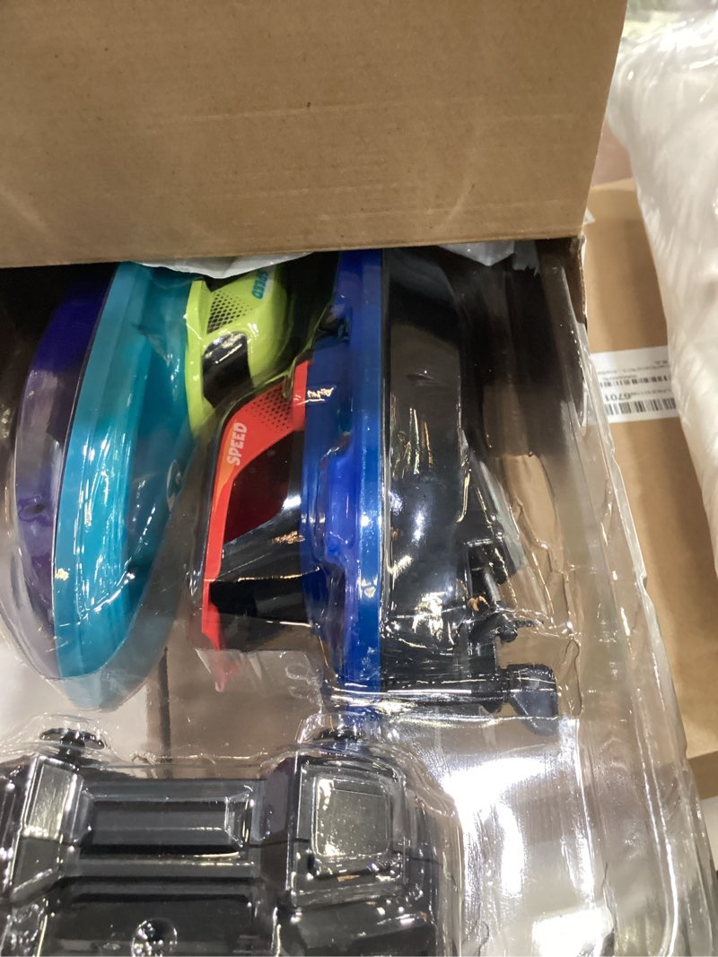 Condition photo showing Good Condition for syma rc boats 2 pack for kids 8-12, remote control boat for pool with led lights, 40 mins playtime (2 batteries) & one-key water spray, summer gifts toys for boys and girls