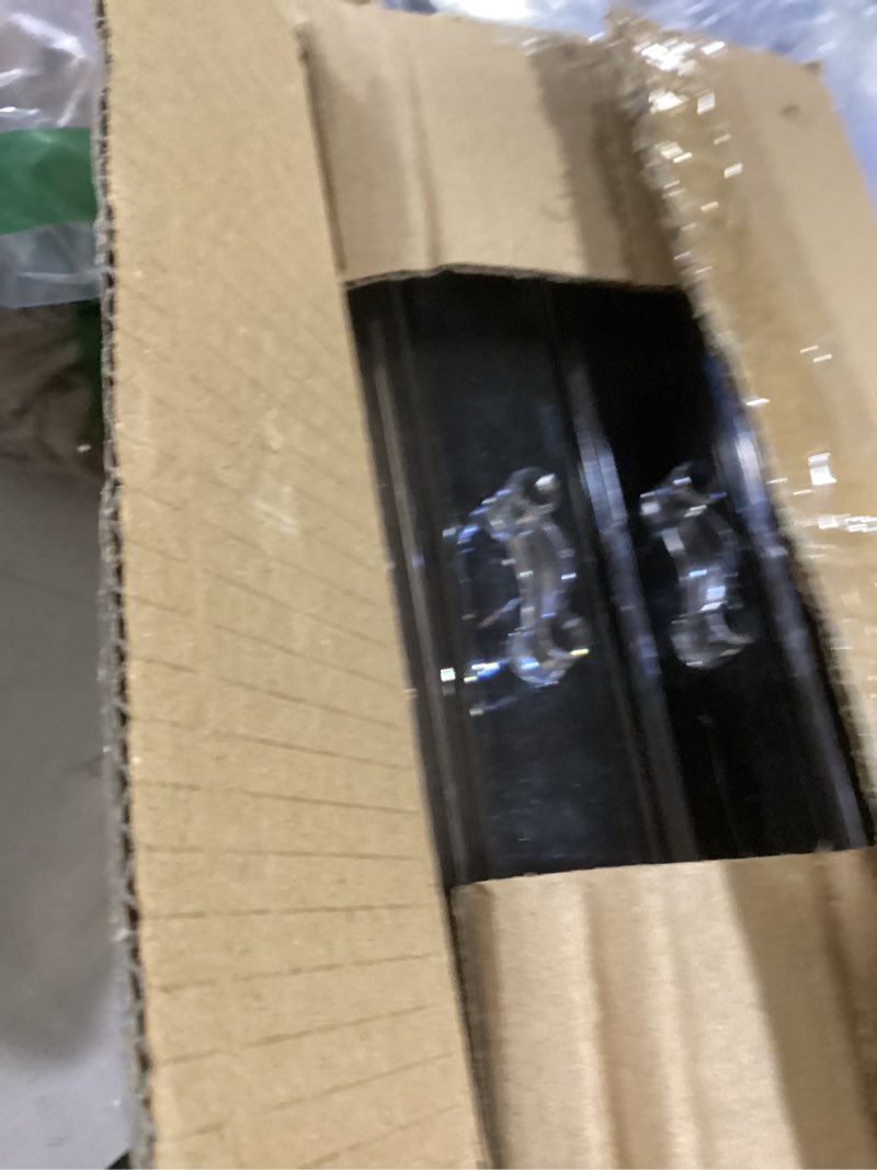 Condition photo showing Good Condition for 3 layer acrylic case wooden drawer jewelry organizer with velvet lining, jewelry box for women and girls to store rings earrings bracelets necklaces?b?
