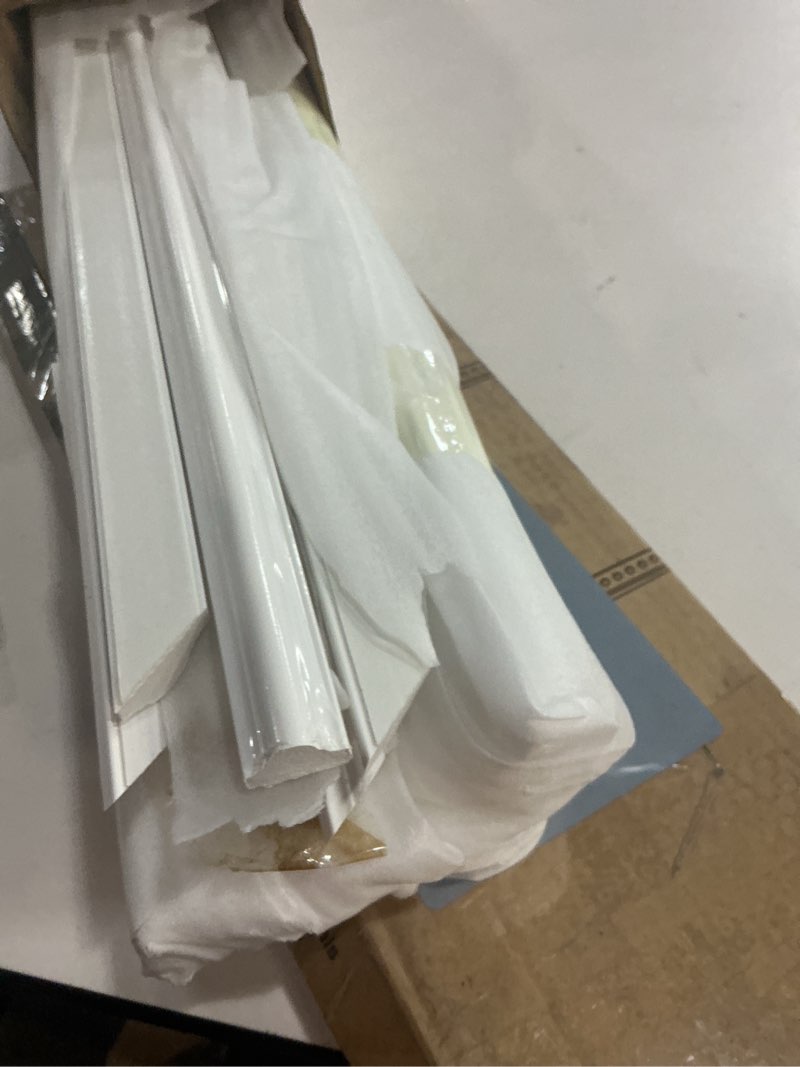 Condition photo showing Good Condition for Peel and Stick Wall Molding Panels for Interior Wall Decor, 3D Accent Wall Panels, Ready-to-Assemble Wainscoting Panels for Home Bedroom Living Room