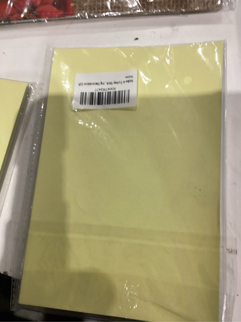 Condition photo showing Good Condition for Make-A-Turkey Stickers Thanksgiving Crafts for Kids - Make A Face Sticker, Make Your Own Turkey DIY Stickers Autumn Fall Harves Party Favors Games Supplies Thanksgiving Decorations Gift Turkey Stickers2