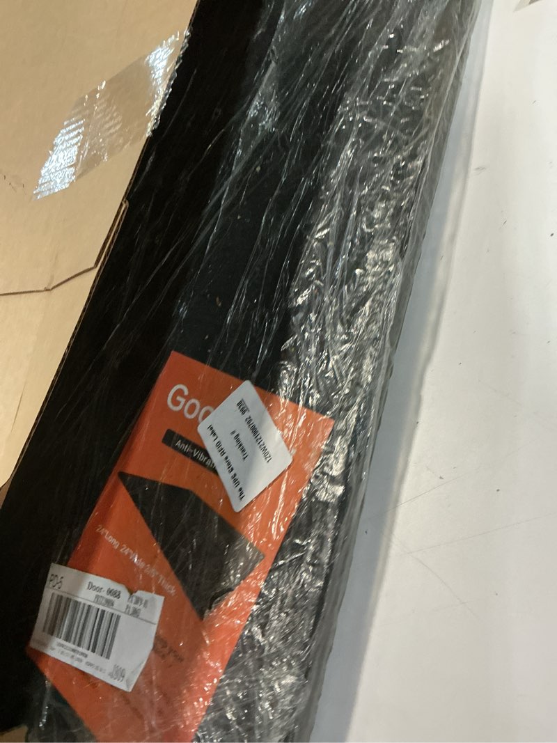 Condition photo showing Good Condition for goodhoily anti-vibration pad 24" x 24",3/5" heavy duty thick- rubber vibration pad -sound absorbing mat- for dryers, fitness equipmen,audio equipment(square) black 24"l x 24"w x 0.6"th 1