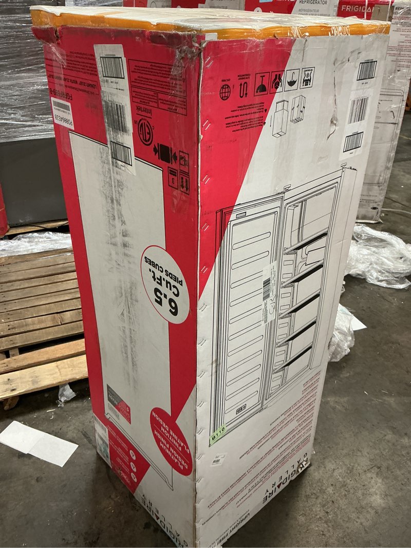 Condition photo showing Good Condition for Frigidaire Platinum Silver 6.5 Cu. ft. Upright Freezer