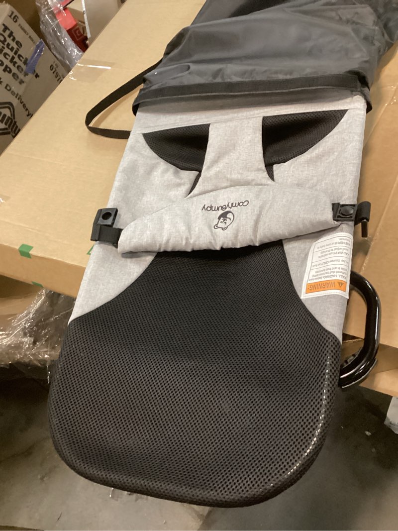 Condition photo showing Good Condition for ComfyBumpy Ergonomic Baby Bouncer Seat - Bonus Travel Carry Case - Safe, Portable Bouncing Chair with Adjustable Height Positions - Infant Bouncy Seat Perfect for Newborn Babies (Grey)