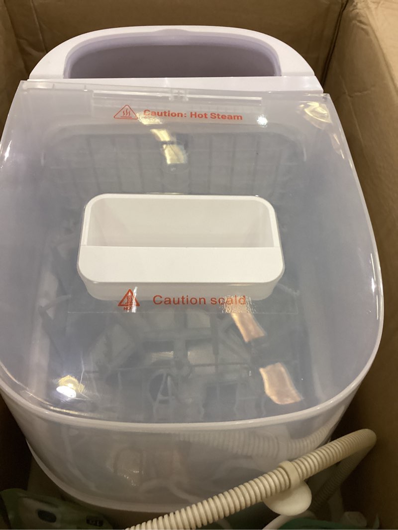 Condition photo showing As Is for MOLWAY?Upgraded?Baby Bottle Washer, Sterilizer and Dryer, All-in-One Pro Cleaning Machine for Bottles, Pump Parts & Baby Essentials, Effortless Care, Replaces Hand Washing White