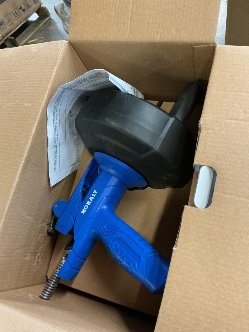 Condition photo showing As Is for Kobalt 25FT Auto Feed Auger