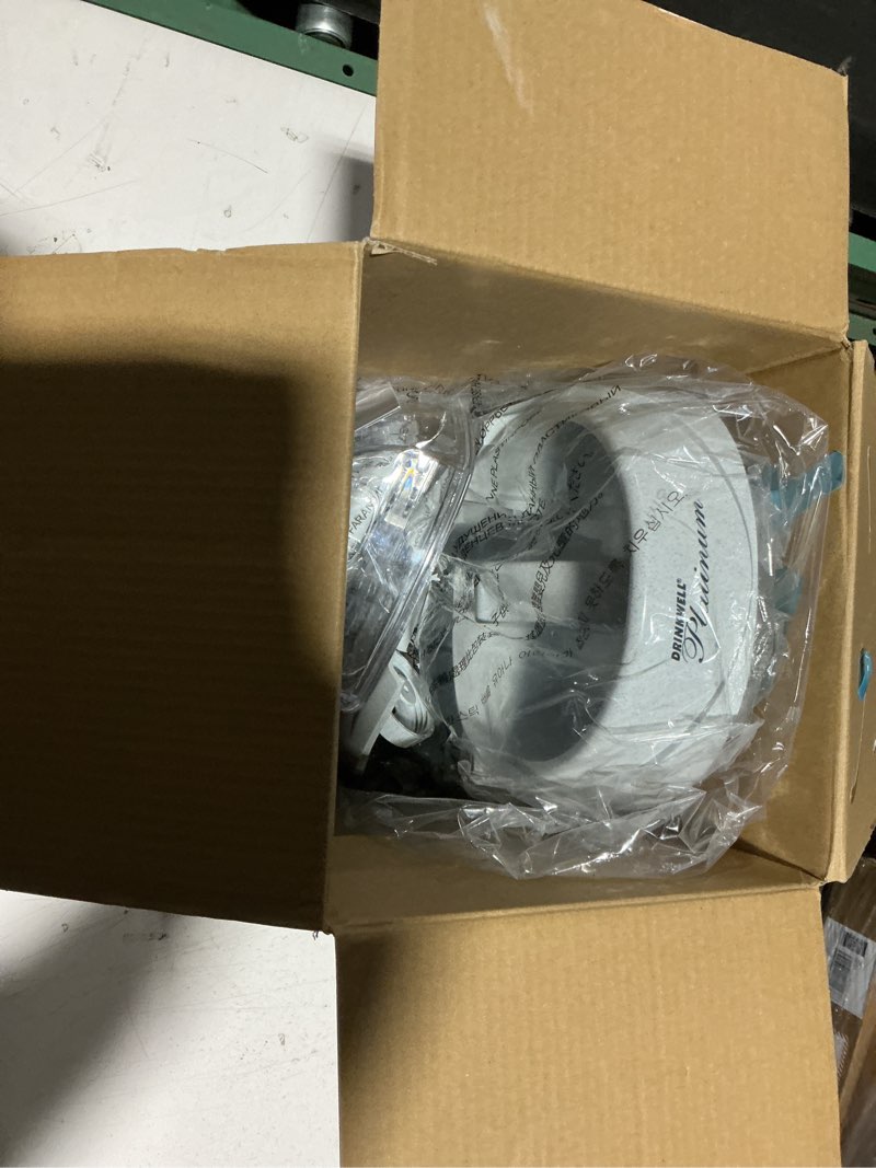 Condition photo showing As Is for petsafe drinkwell platinum pet water fountain for cats and dogs, 168 oz