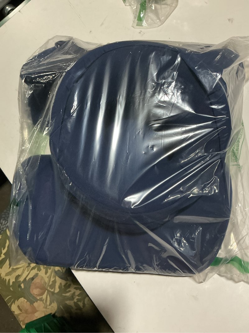 Condition photo showing As Is for Prone Massage Pillow, a Chest and face Support Sleep Pillow, is Suitable for Massage, SPA and Sleep. Face Down for Eye Surgery? After Surgery for Sleeping (Navy Blue)