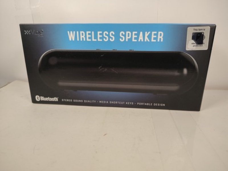 vibe red portable bluetooth speaker model dg-478