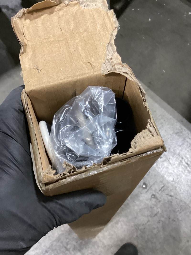 Condition photo showing New/Like New for Tension Curtain Rod 43 to 162 Inches (3.6 to 13.5 ft), 1.26" Diameter Spring Adjustable Heavy Duty Long Large Curtains Pole for Windows Door Bathroom Patio Outdoor No Drilling, Black 122-162 Inch