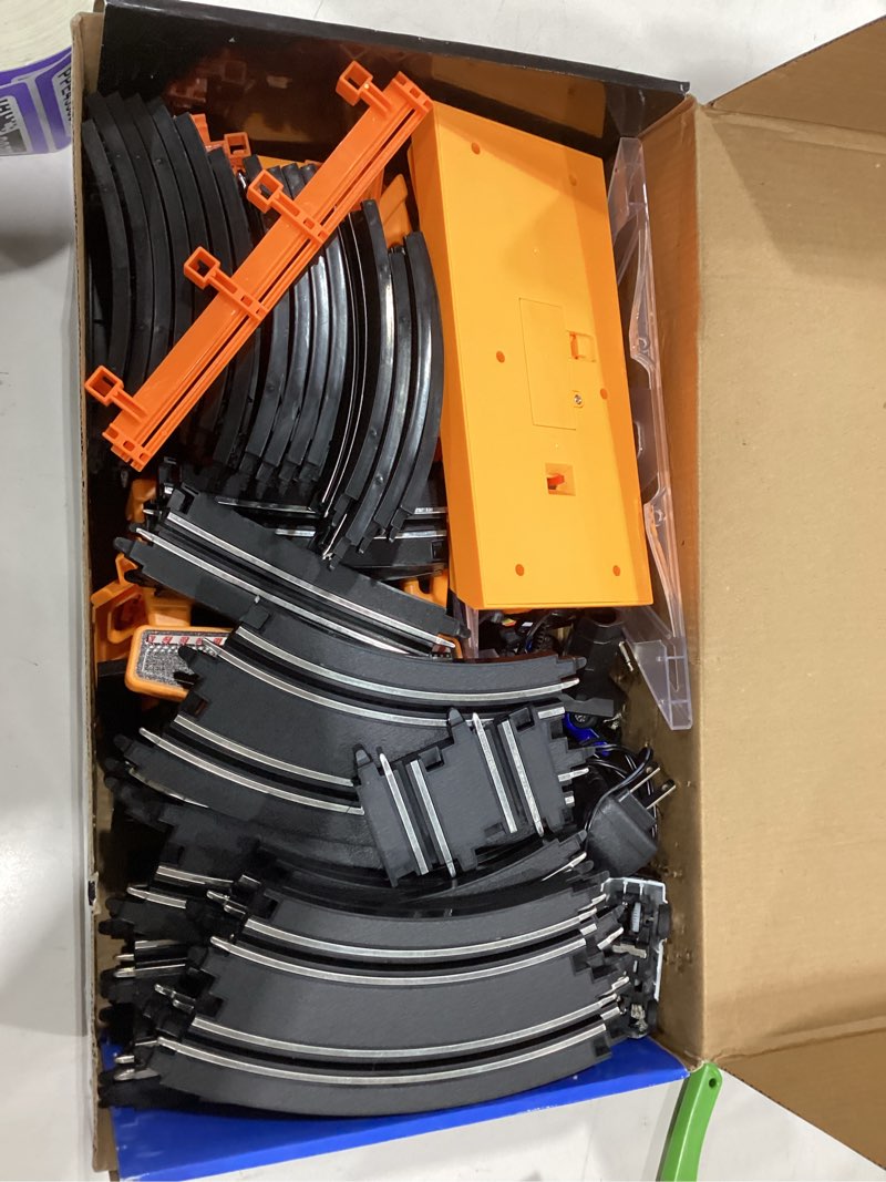 Condition photo showing Good Condition for Slot Car Race Track Set for Kids – 29ft Electric Race Car Track with 4 Slot Cars, Dual Racing Tracks, Lap Counter & LED Overpass, Car Track Toy Gift for Boys Ages 6–12