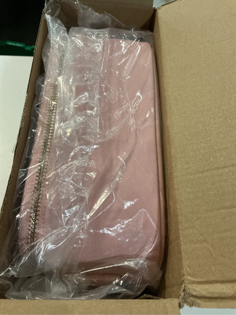 Condition photo showing New/Like New for eccliy locking adult toy bag box game toys storage organizer with 20 different size drawstring bags toy storage case for women and men(pink,10.24 x 9.06 x 3.94 inches) pink 10.24 x 9.06 x 3.94 inches