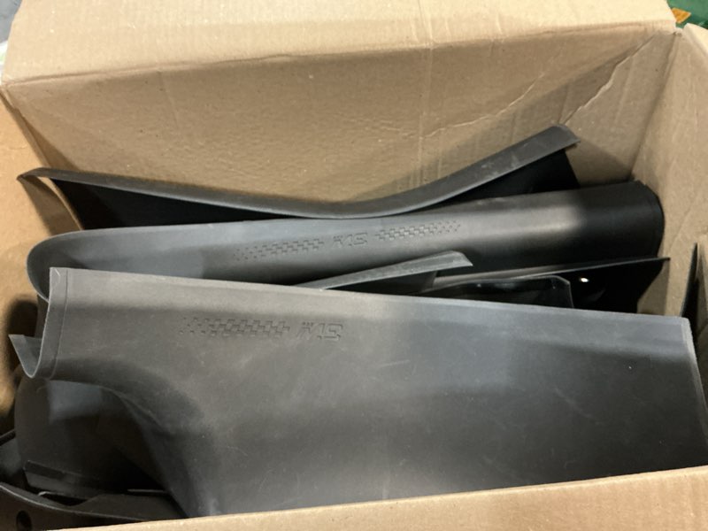 Condition photo showing As Is for 3w tesla model y juniper door sill protector 2025 2026 front & rear, rear bumper, trunk sill protector, door entry guard, anti-dust cover, edge guards, accessories(not for standard) model y 2025-2026| 4-door sills w/ bumper