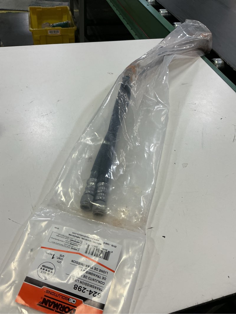 Condition photo showing New/Like New for dorman 624-298 automatic transmission oil cooler hose assembly compatible with select dodge/jeep models