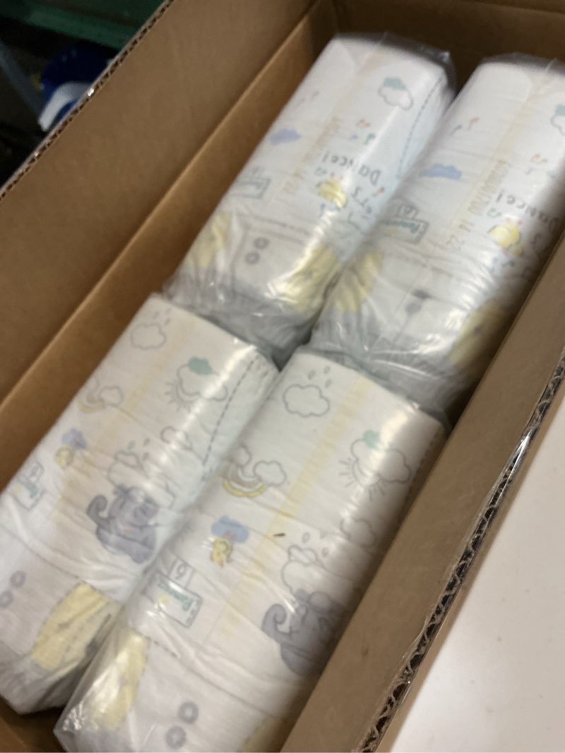 Condition photo showing New/Like New for pampers swaddlers diapers, size 6 (23-44 lbs), 108 count, absorbent, keeps baby dry and comfortable, skin safe disposable baby diaper (packaging may vary) size 6 108