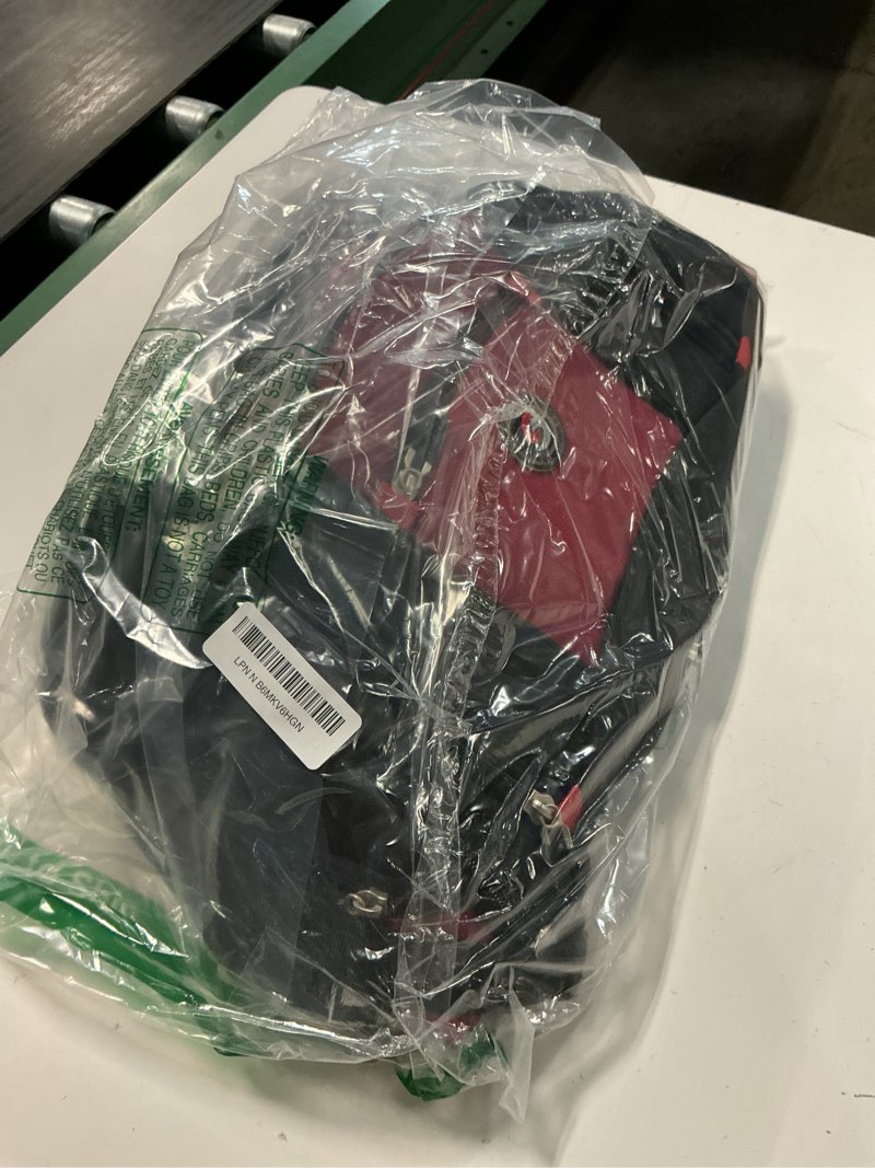 Condition photo showing Good Condition for SHRRADOO Extra Large 50L Travel Laptop Backpack with USB Charging Port, College High School Backpack Airline Approved Business Work Bag Fit 17 Inch Laptops for Men Women,Red Red Travel Backpacks